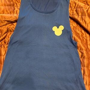 Blue Tank with White Mickey Head Graphic size XL EUC